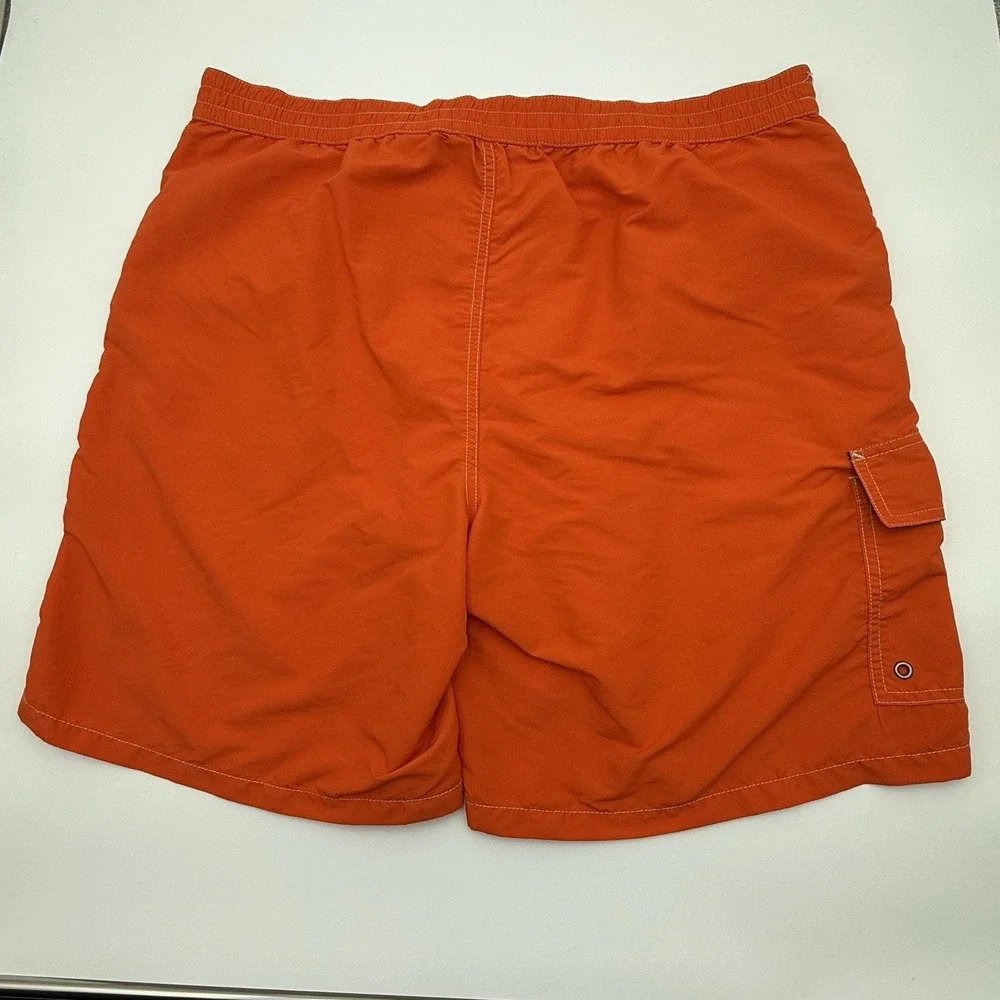 Polo Ralph‎ Lauren Swim Trunks Men's Size XL Orange Pockets - Picture 2 of 13